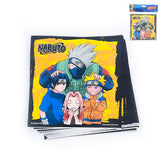 SERVILLETAS 4 CARAS x 12 NARUTO